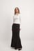 Ladies Elegant Slim Mermaid Spring Office Style All-match High Waist Women Black Long Skirt
