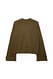 Offwhite Folded Sleeve Knitted Sweater