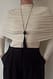 Black Stricktop mit Drapierung