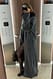 Black Maxi-Strick-Cardigan