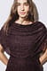 Plum Minikleid mit Perlenbesatz und Cape