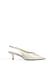 Black Slingback-Pumps mit Schleife