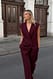 Pinstripe Boxy Oversize-Weste