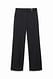 Black Gerade Hose mit Schnallendetail