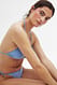 Berry Bikini-Höschen mit Kontrast und Schnürdetail