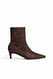 Brown Stiefeletten aus Kunst-Wildleder