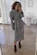 Grey Midirock aus Kunstwildleder
