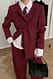 Black Taillierter Blazer mit doppelter Knopfleiste