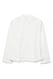 Stripe tailliertes Shirt mit Schulterpolstern