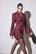 Black taillierter strukturierter Blazer