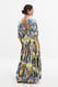 Print fließendes Maxikleid