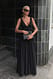 Black fließendes Maxikleid