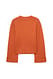 Dusty Light blue Folded Sleeve Knitted Sweater
