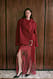 Burgundy Minirock mit Fransendetail