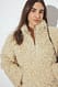 Beige Wuschelige Jacke