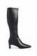 Black Stiefel mit hohem Schaft