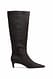 Brown Kniehohe Lederstiefel