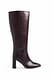 Black Kniehohe Lederstiefel