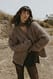Mid Grey Strickjacke aus Alpaka-Mix