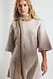Light Mauve schweres Strick-T-Shirt