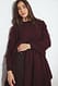 Wine Oversize-Strickcape