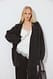 White Strickjacke mit Tasche