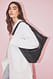 White Strickjacke mit Tasche