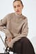 Mid Grey Strickpullover aus Wollmischung mit Rundhalsausschnitt