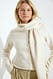 Cream Strickjacke mit Schaldetail
