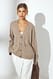 Mid Grey Mel Strick-Cardigan aus Wollmischung