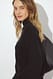 Beige Pullover aus Strick aus Wollmischung mit Nahtdetail