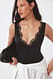 Black Body mit Spitzeneinsatz