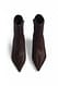 Dark Brown Leder-Stiefeletten