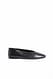 Aubergine Ballerinas aus Leder