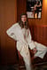 Brown Minikleid aus Leinenmischung