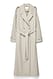 Dark Grey Langer Trenchcoat