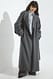 Dark Grey Langer Trenchcoat