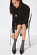 Black Lurex-Socken