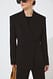 Black Maxi-Hourglass-Blazer