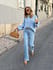 Light Blue Jeans mit mittlerer Taille