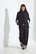 Rinse Wash Jeans mit mittlerer Taille und Umschlag