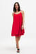 Red Minikleid mit Rüschen