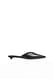 Black Slipper mit kleinem Absatz