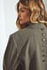 Green Oversize-Blazer aus Melange