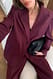 Sand Oversize-Blazer aus Melange
