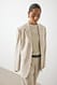 Taupe Oversize-Blazer