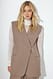 Grey Oversize-Longline-Weste