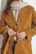 Medium Brown Oversize-Blazer aus Wildleder
