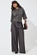 Dark Grey weite Anzughose