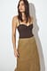 Dark Brown einfarbiger Micro-Body